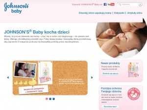 Najlepsze artykuły dla niemowląt posiada firma JOHNSON JOHNSON.